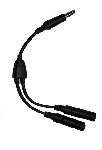 GA Twin to Helicopter adapter cable